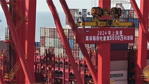 全球首个5000万级集装箱港口诞生！上海港年集装箱吞吐量再创纪录