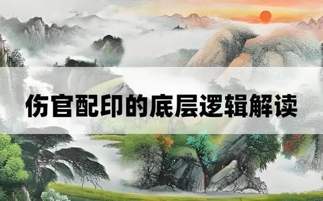 “伤官配印”的底层逻辑：野马思维如何找到边界