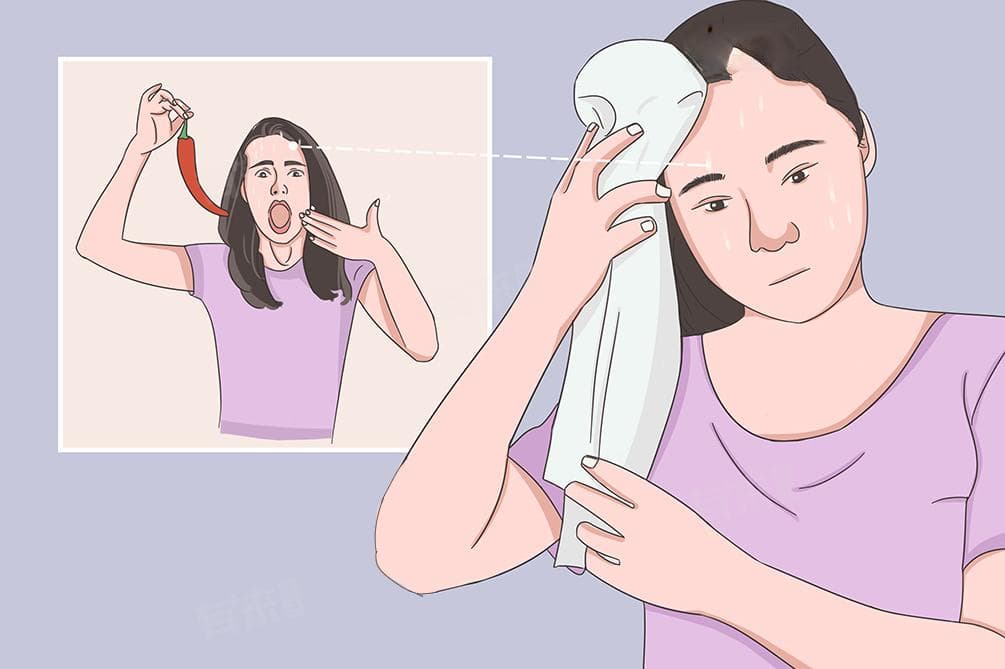 女性一阵一阵燥热出汗