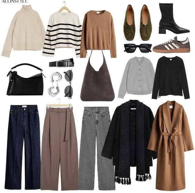 胶囊衣橱怎么搭？学会用这10件衣服，穿出8套耐看又有品位搭配