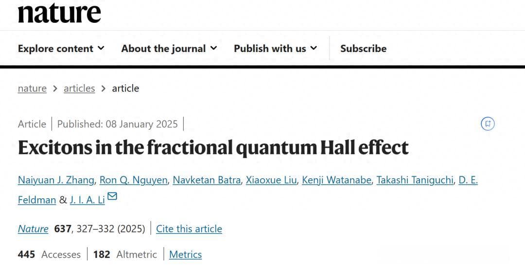 物理学家发现新型量子粒子！表现介于玻色子费米子之间 | Nature