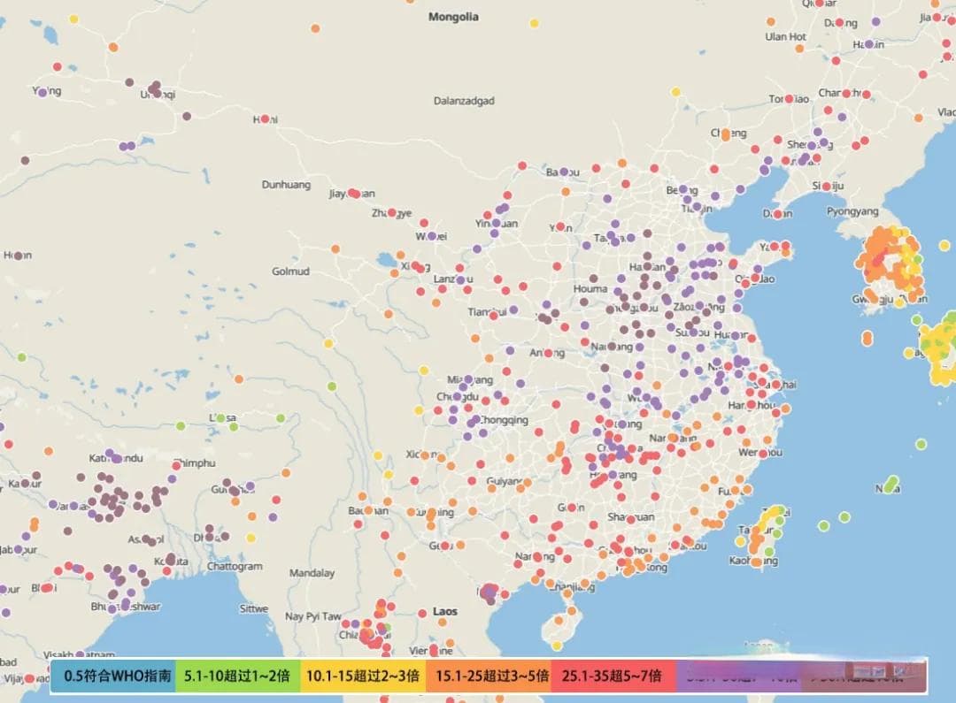 全球空气污染城市榜单揭晓：亚洲占据19席，中国有改善，你的城市如何？
