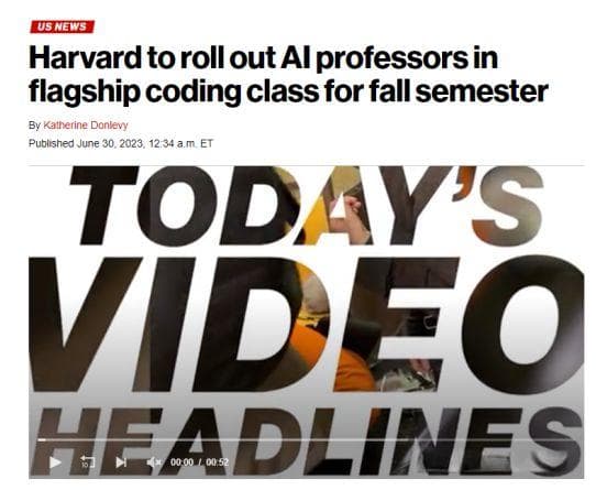 AI冲击大学！已开始取代这类教师