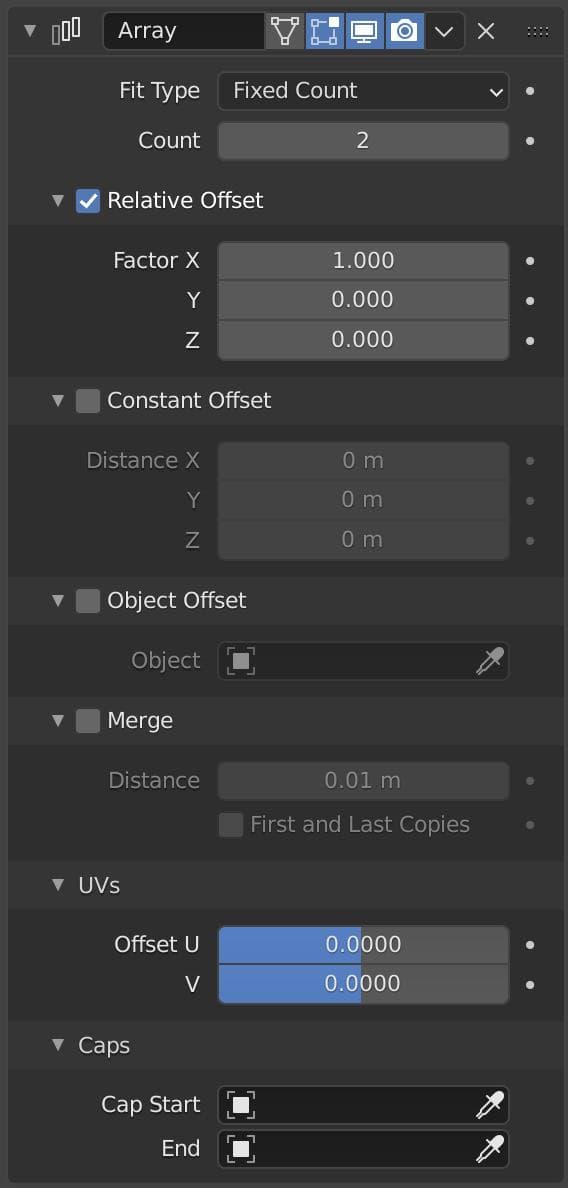 Blender 4.3 阵列修改器使用指南