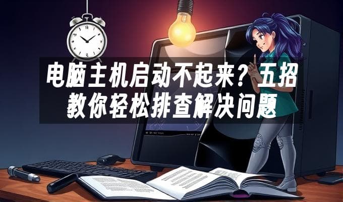 电脑主机启动不起来？五招教你轻松排查解决问题