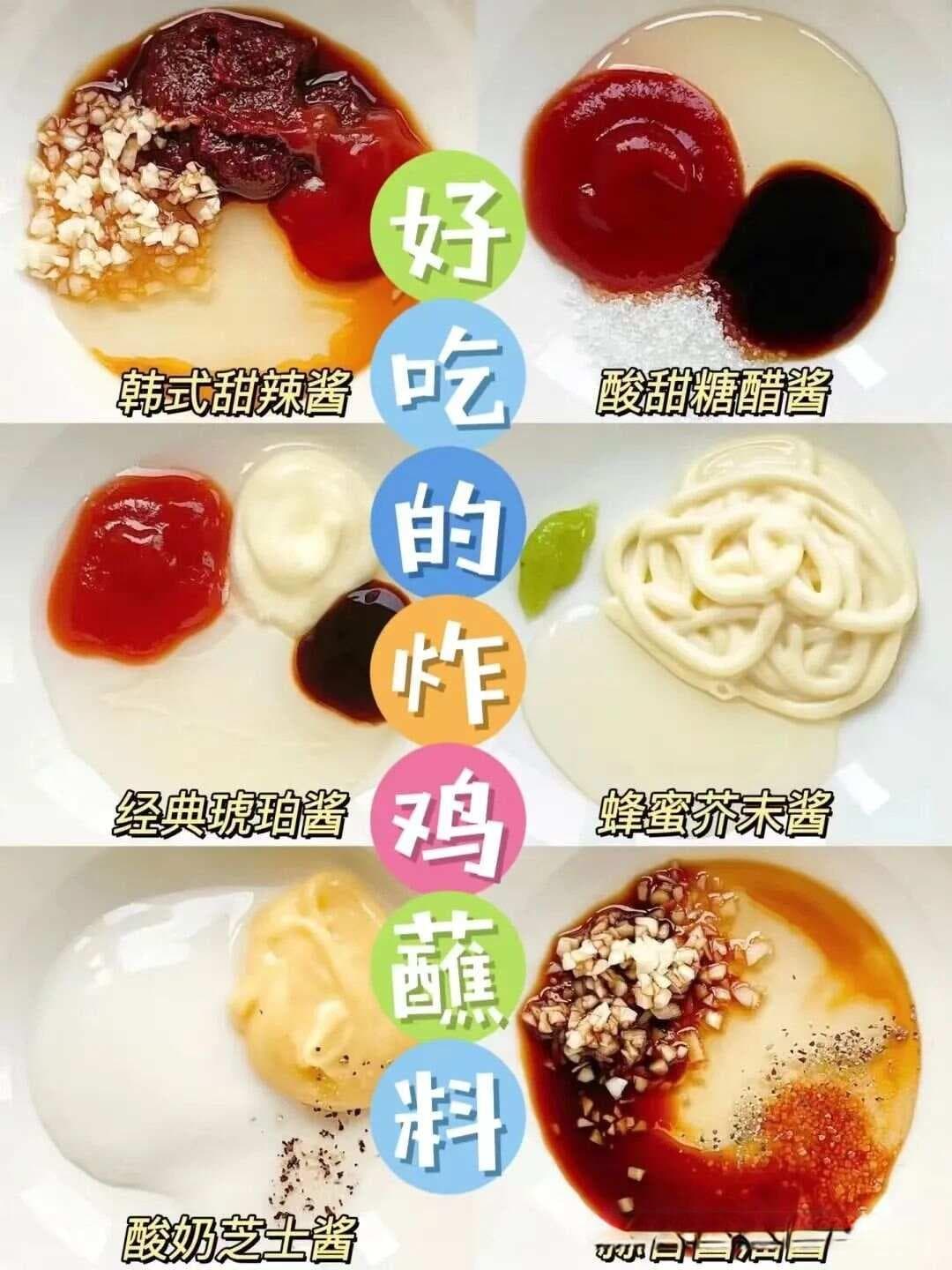 自制炸鸡酱合集：六款美味酱料让炸鸡更美味