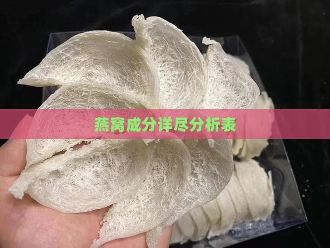 燕窝成分化验单解读：如何判断燕窝品质与营养价值