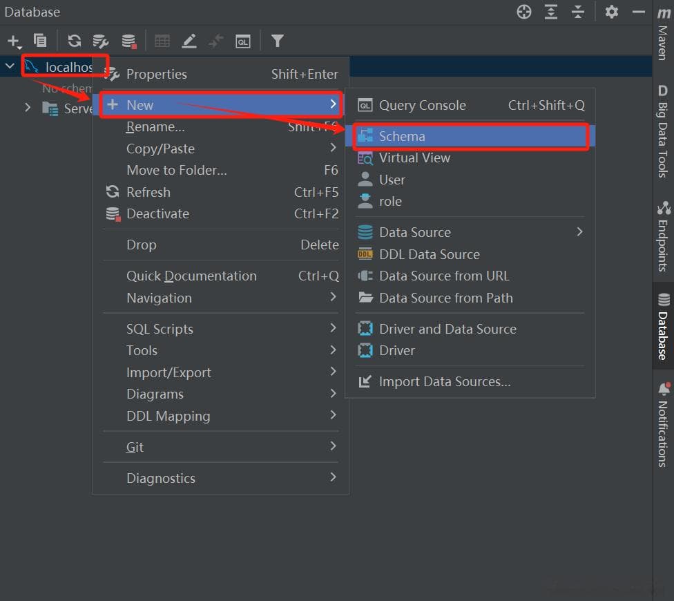 IDEA连接MySQL后如何管理数据库