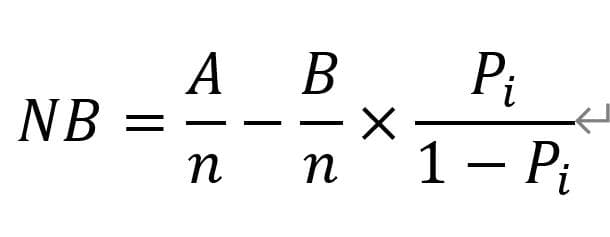 决策曲线分析（Decision curve analysis,DCA)绘制原理