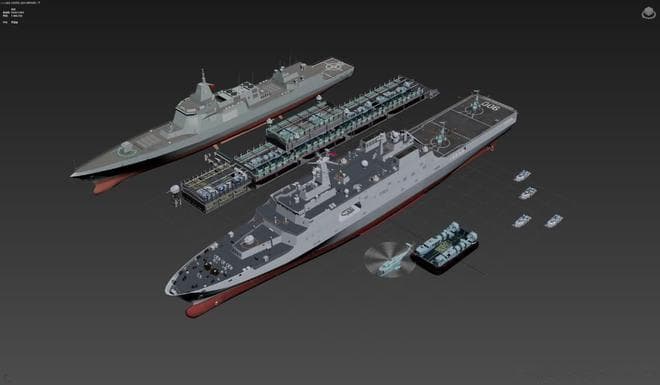 中国071型船坞登陆舰：两栖作战能力的重大突破