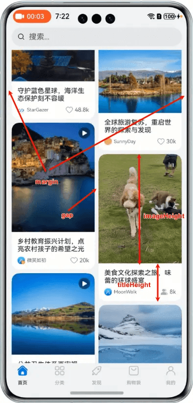 HarmonyOS开发实践：瀑布流性能优化