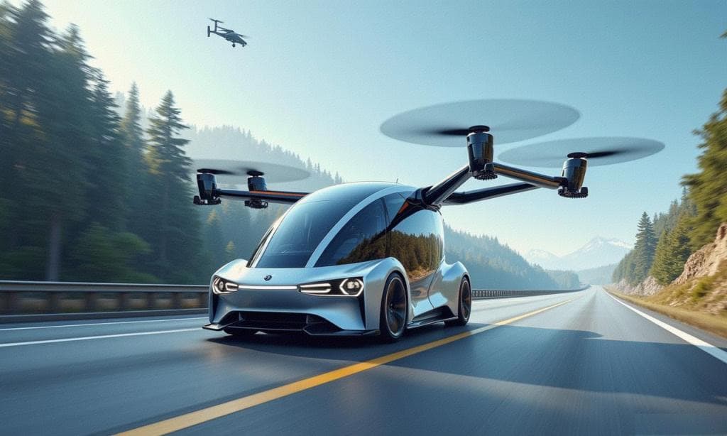 飞行汽车2025 - 2050发展展望，从1.0到3.0的进阶之路