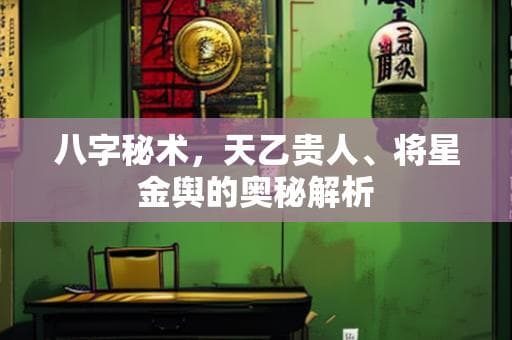 八字秘术，天乙贵人、将星金舆的奥秘解析