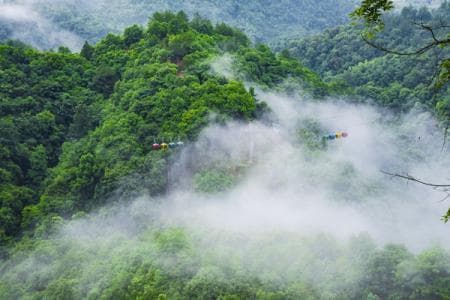 赣州全南天龙山景区：飞龙索道、玻璃桥等23个功能分区详解