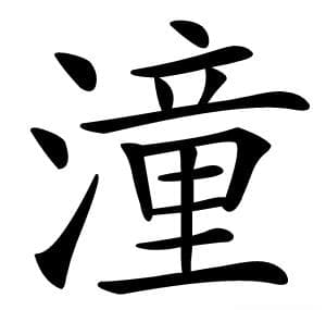潼字的意思