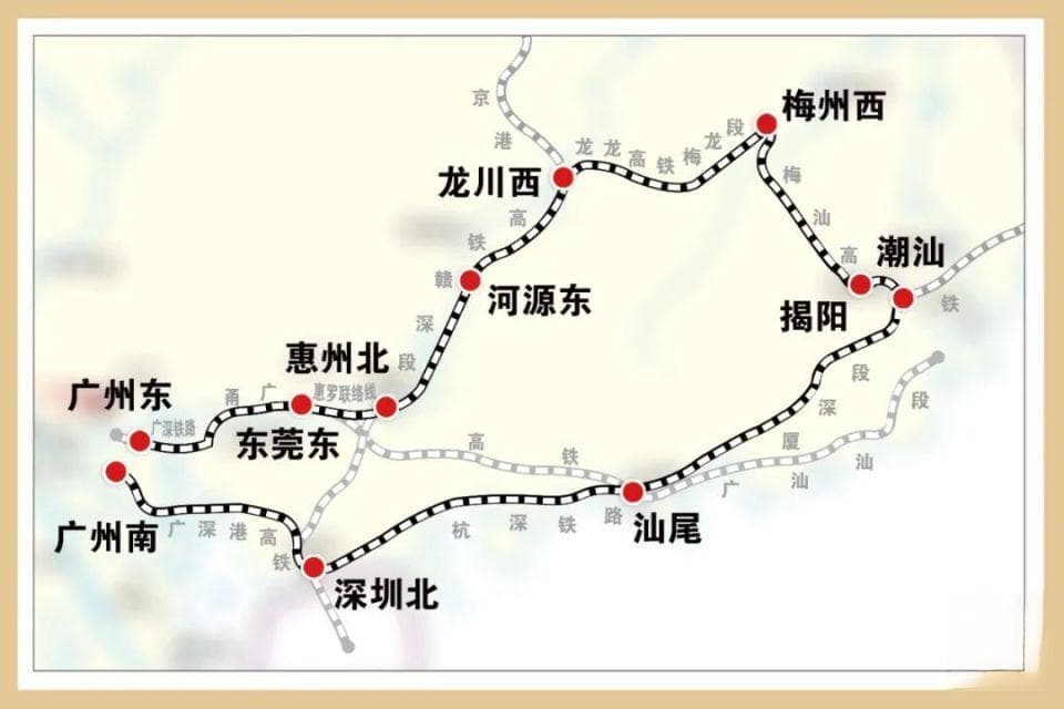 广州首条高铁环线开通，票价时间引发热议