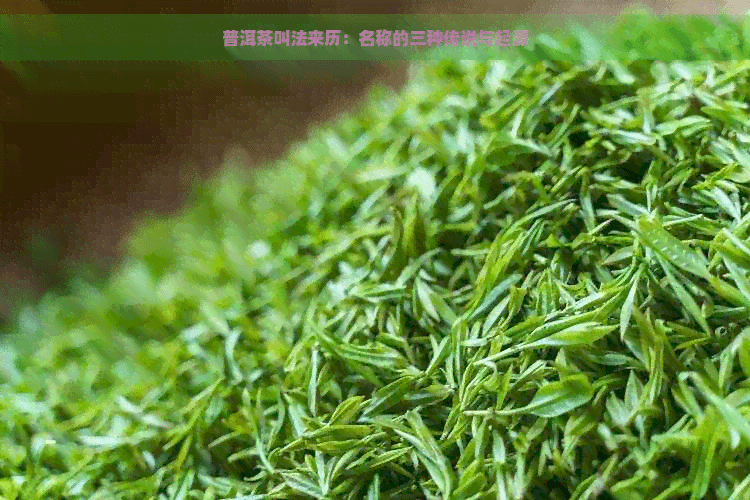 普洱茶叫法来历：名称的三种传说与起源