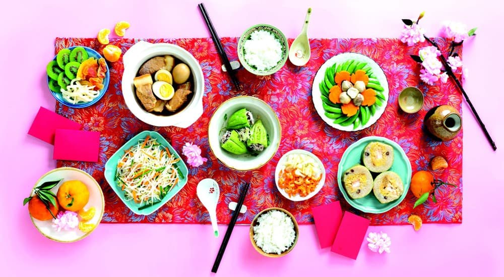 越华春节饮食文化交融