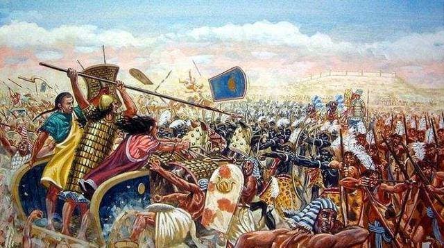 人类历史上第一场国际战争规模有多大，36000名士兵，5000辆战车