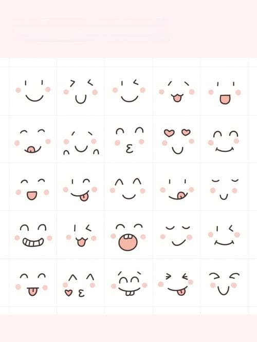 简笔画表情100种画法 简笔画表情100种画法图片