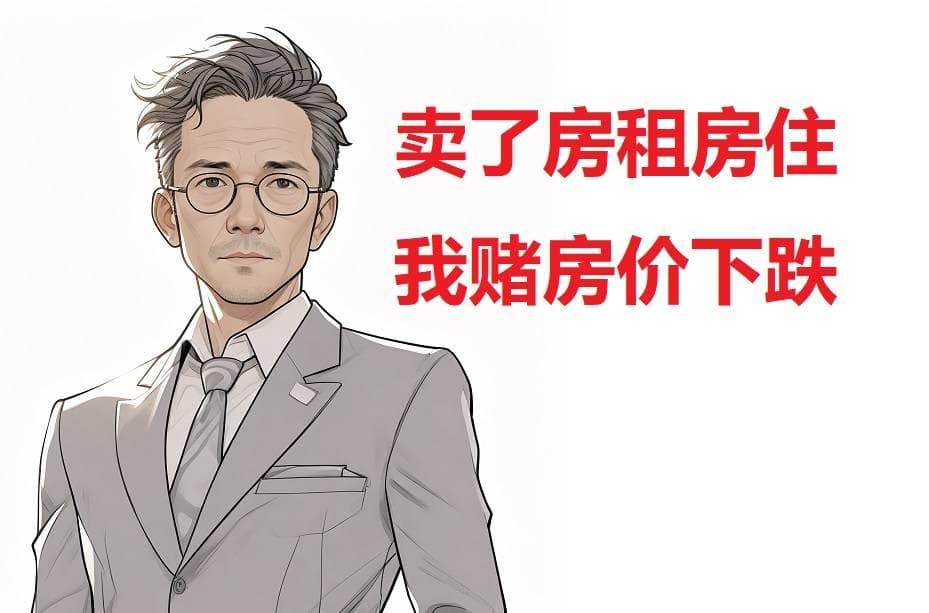 卖房后想等房价下跌再买，谁料市场反弹，高卖低买不成，租房住！