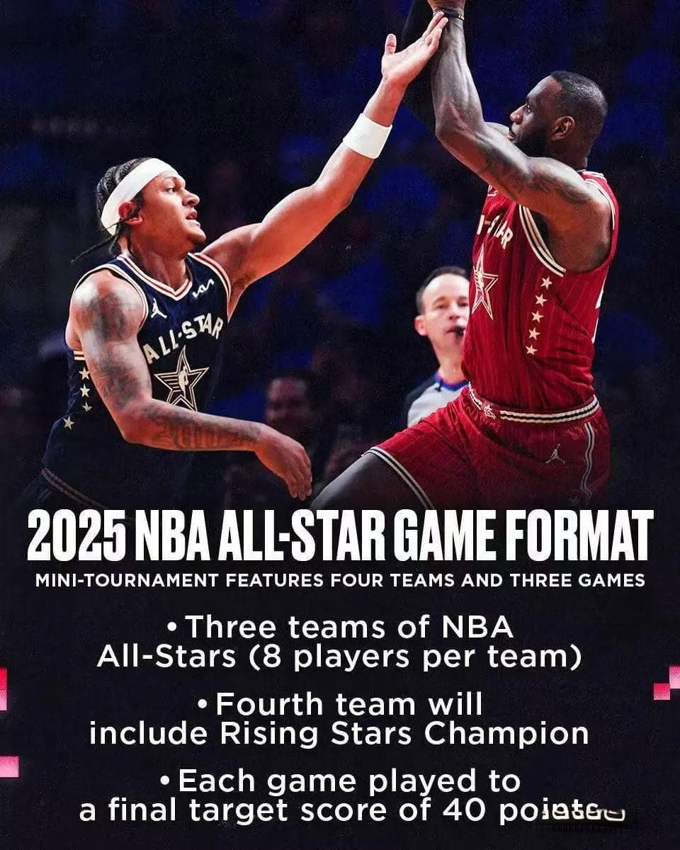 NBA 2025 全明星新赛制是怎样的？