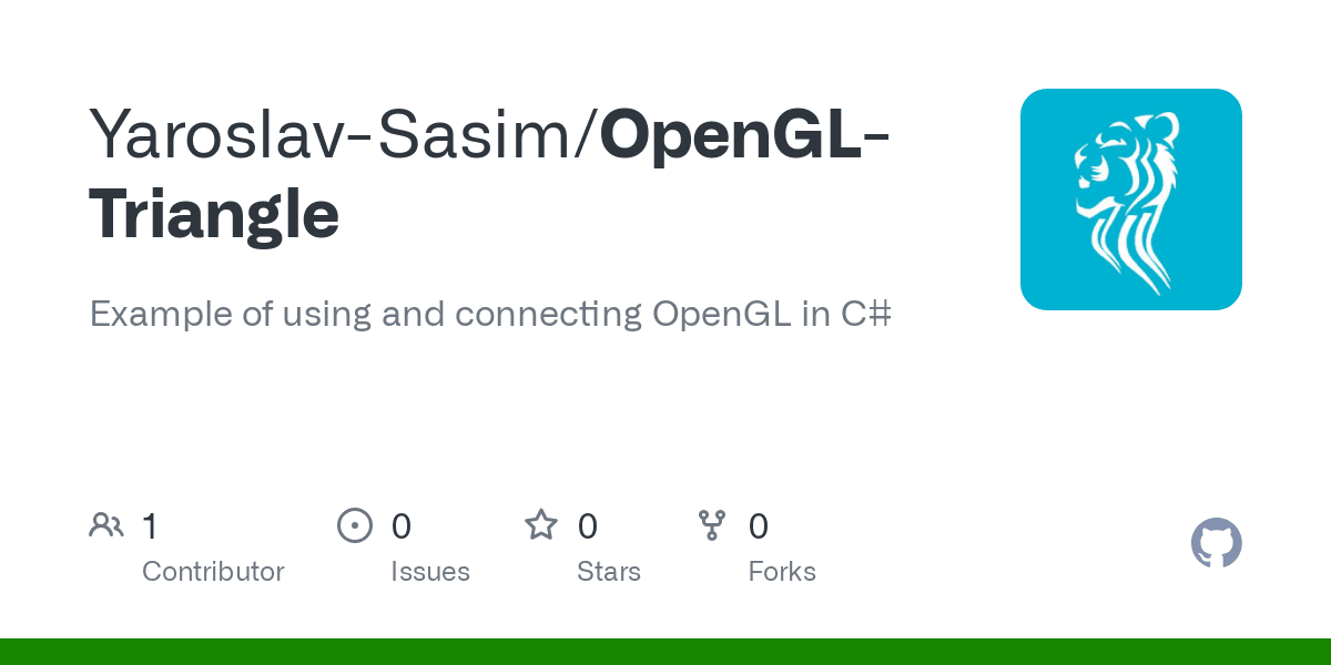 C#中的OpenGL源码与示例教程