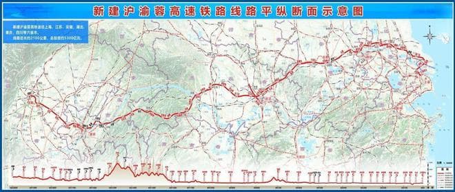上海到成都的磁悬浮高铁，时速600公里，效益太低，根本没必要