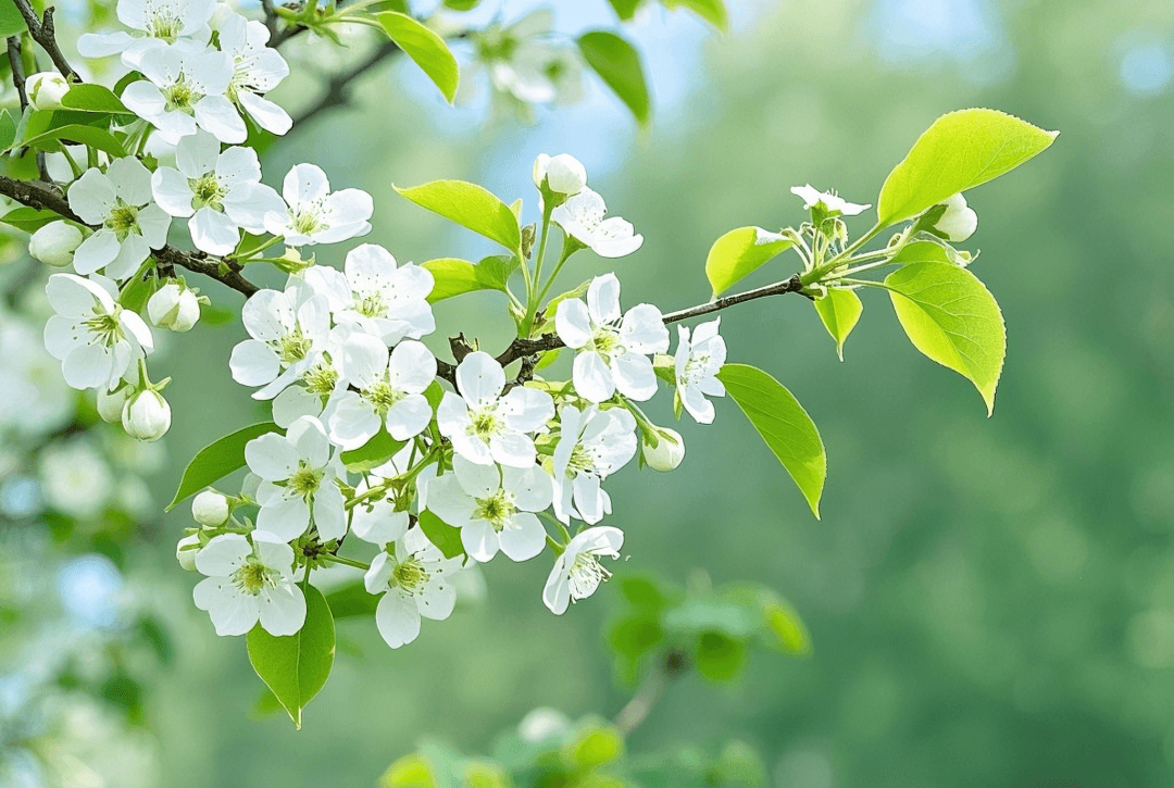 八首绝美梨花诗词，占尽天下白，压尽人间花