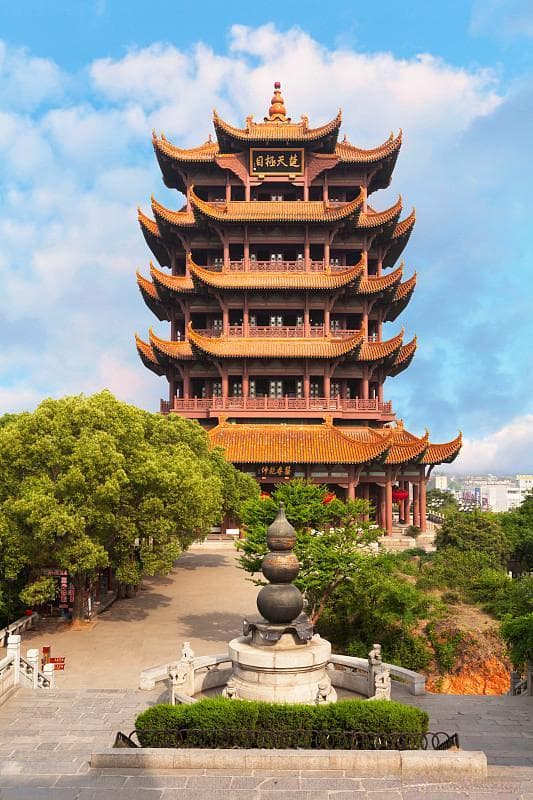 武汉三大名胜：黄鹤楼、晴川阁与古琴台