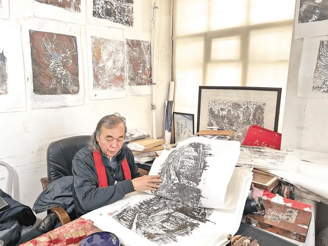 用冰雪也能作画？这是属于北方的浪漫