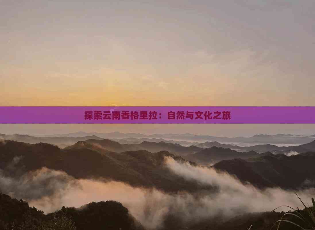 探索云南香格里拉：自然与文化之旅