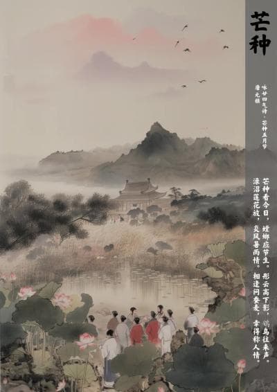 芒种来了，AI海报带你看诗词里的节气意境