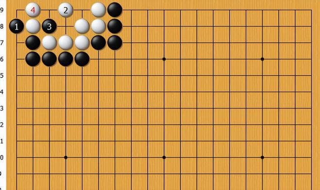 黑棋点占据眼位破眼，小尖分断白棋是好手，使黑棋提吃掉整块白棋