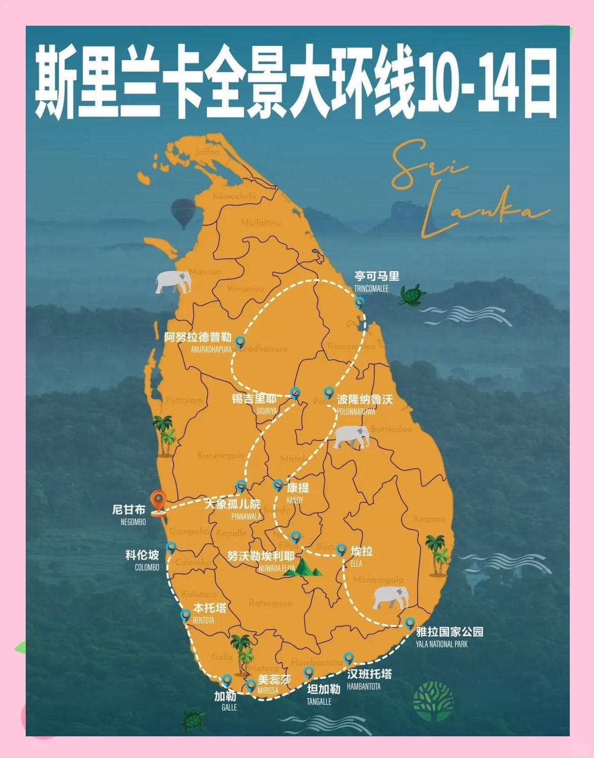2024斯里兰卡旅游攻略：免签利好，7-8月最佳