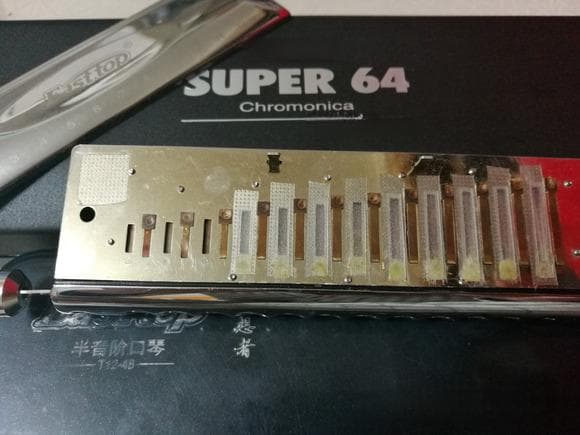 半音阶口琴防粘膜改造及DIY替代膜片