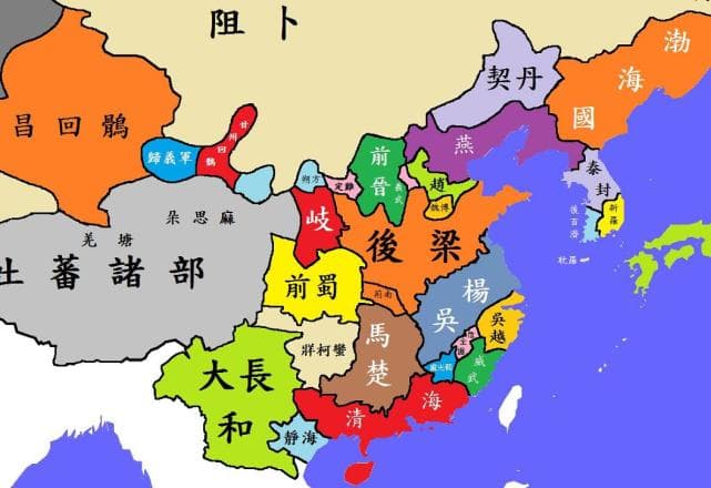 五代十国傻傻分不清？共计54年的五代，为何后梁和后唐是关键？