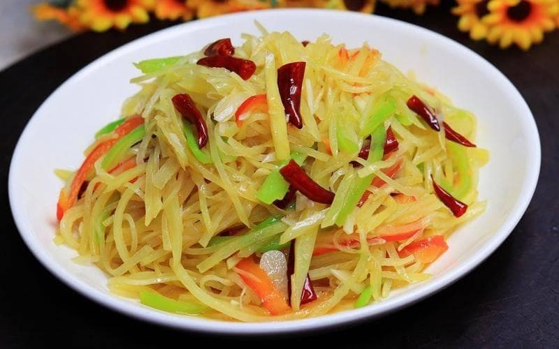超级无敌下饭菜～酸辣土豆丝