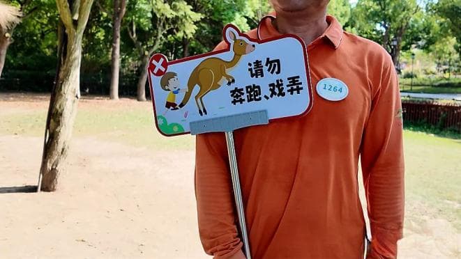 游客被袋鼠打伤！上海野生动物园：严格筛选“营业”袋鼠，也别惹火烈鸟