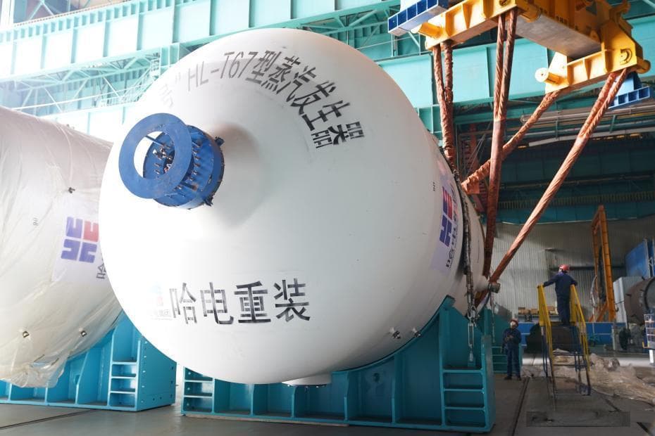 “华龙一号”核电机组蒸汽发生器在秦皇岛完成装船发运