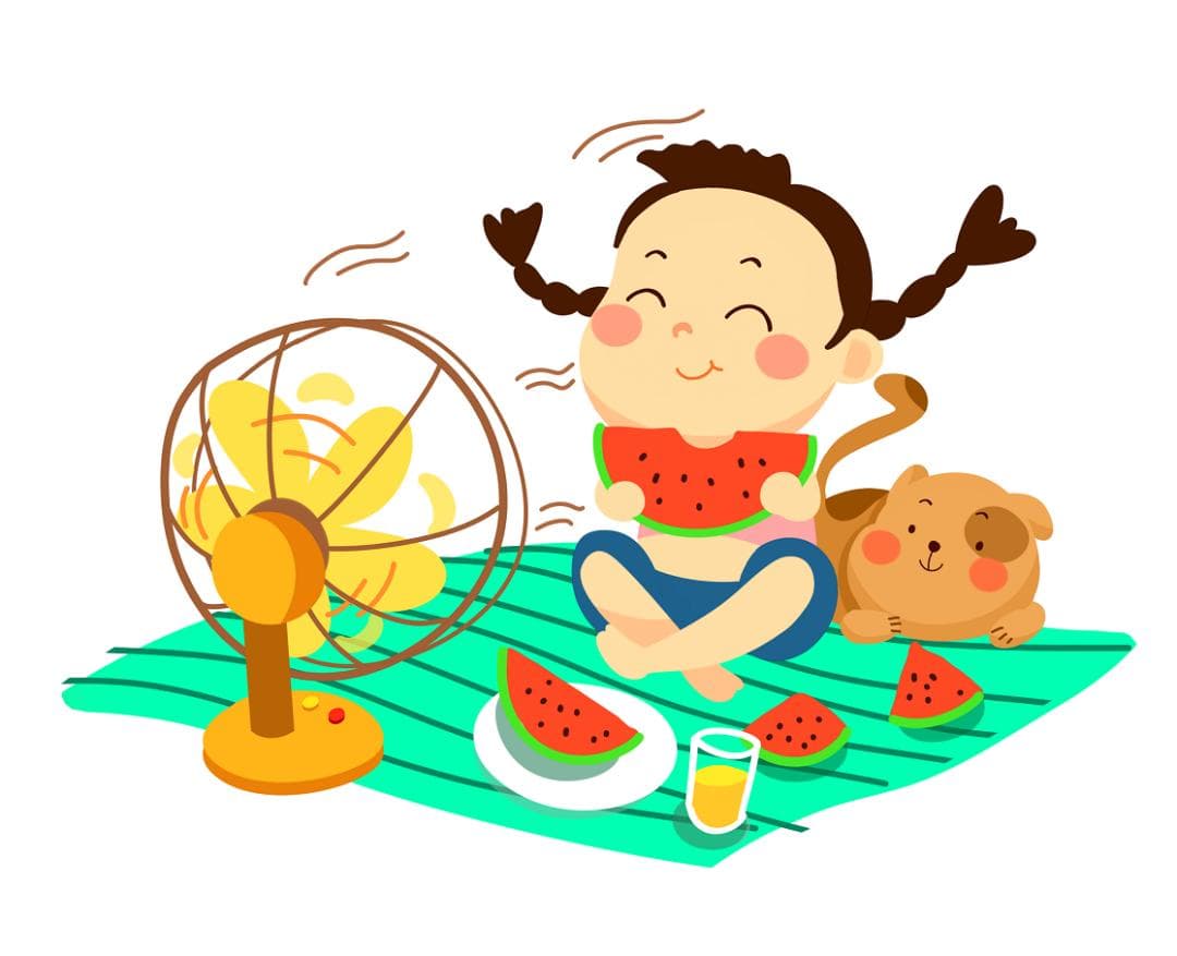 吹风扇其实并不能降温，这样吹才凉快