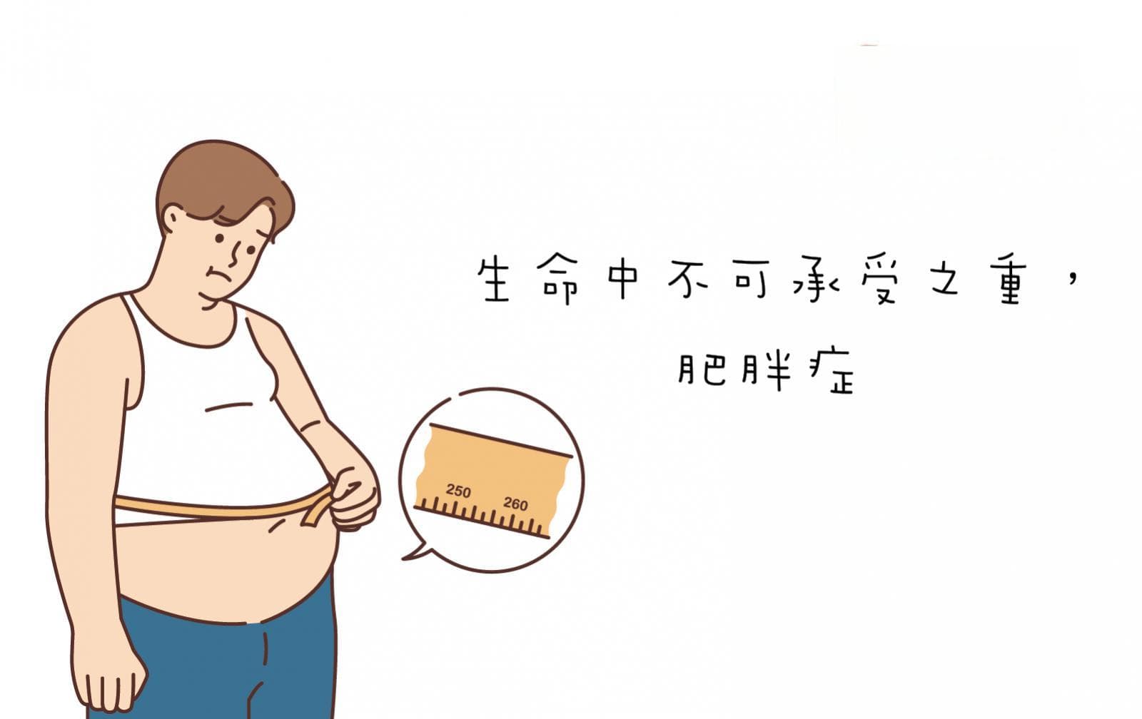 生命中不可承受之重，肥胖症