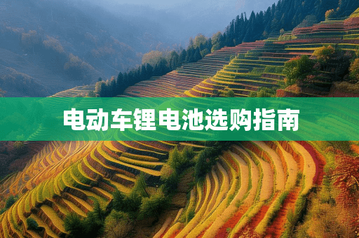 电动车锂电池选购指南
