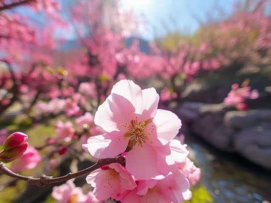 桃花花期与养护之道，揭秘观赏桃花的持久绽放