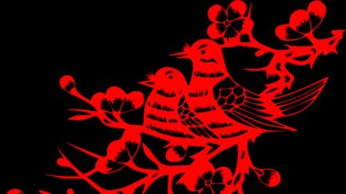 窗花鸟的象征意义：吉祥文化的艺术传承
