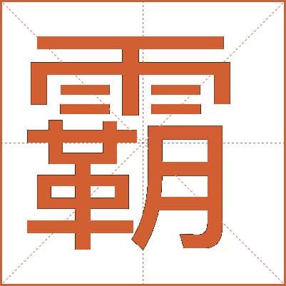 汉字"霸"的详细解释