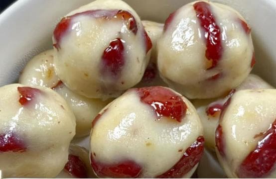 红枣糯米球的正确确做法