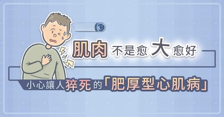 肌肉不是愈大愈好，小心让人猝死的「肥厚型心肌病」（图文懒人包）