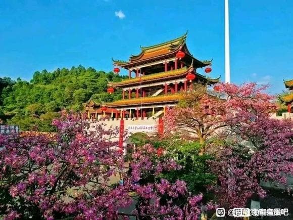 "观音山上观山水"对句的艺术魅力