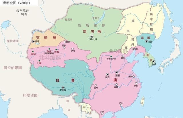 唐朝面积到底有多大？通过地图了解唐朝疆域的变迁